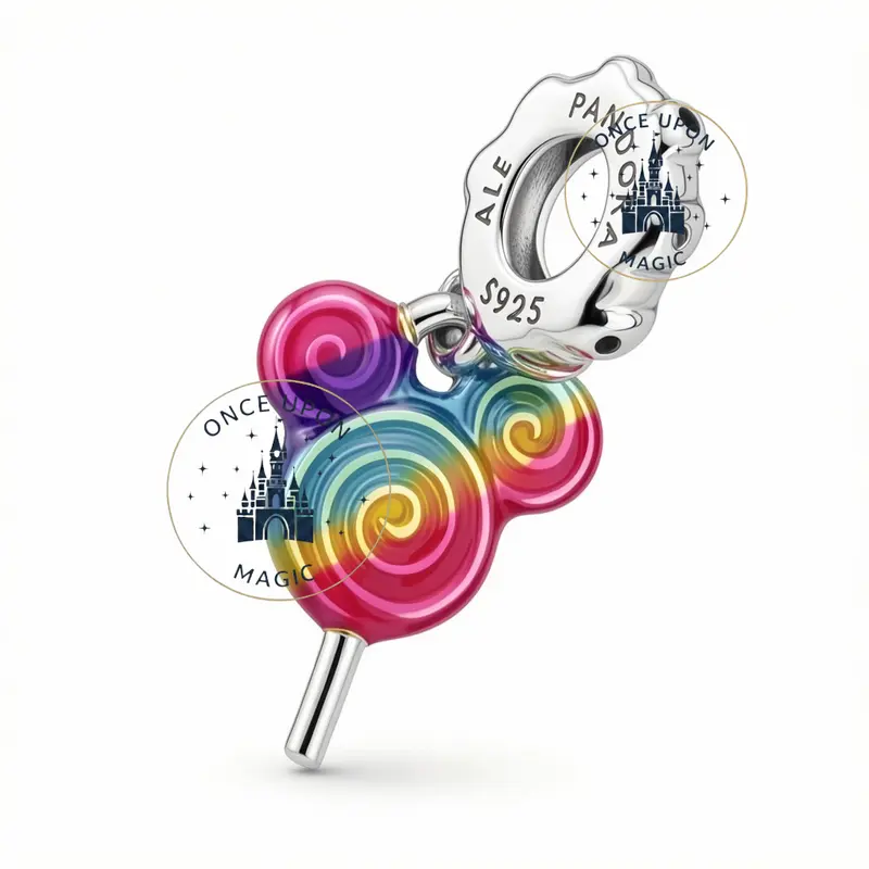 Charm pendant Pandora Mickey Mouse sucette – Disneyland Paris