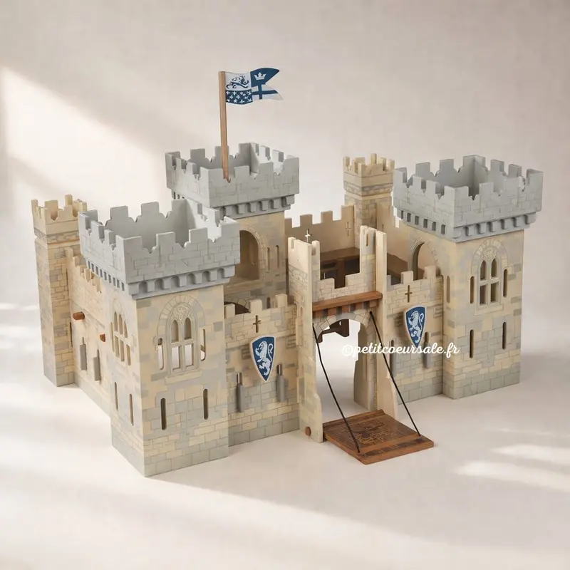 Château du maître des armes – château fort enfant en bois