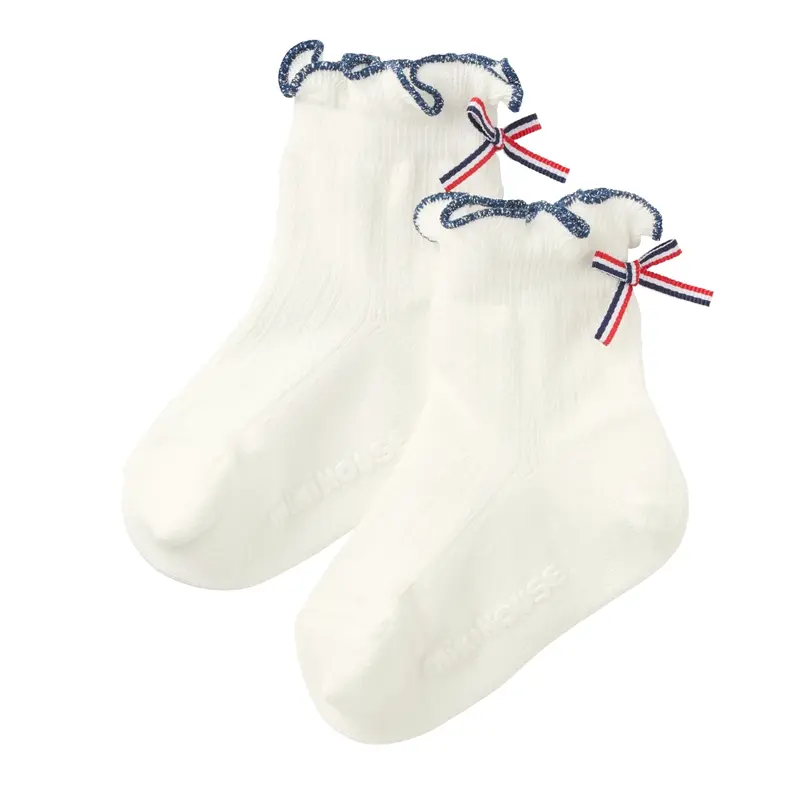 CHAUSSETTES BLANCHE À PETIT NOEUX