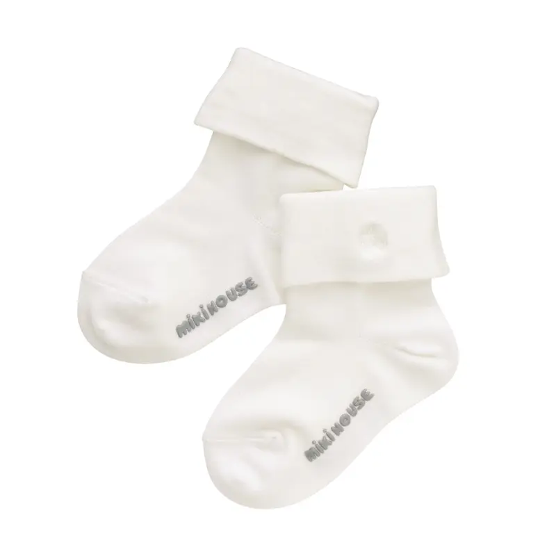 CHAUSSETTES BLANCHES DÉTAILS MIKI HOUSE