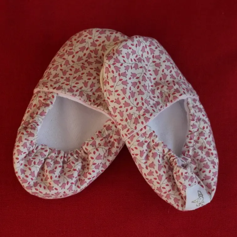Chaussons bébé Lilas