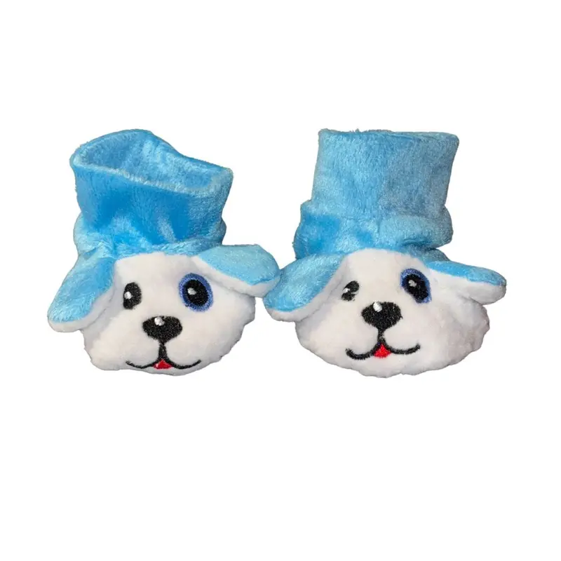 Chaussons Chien bleu