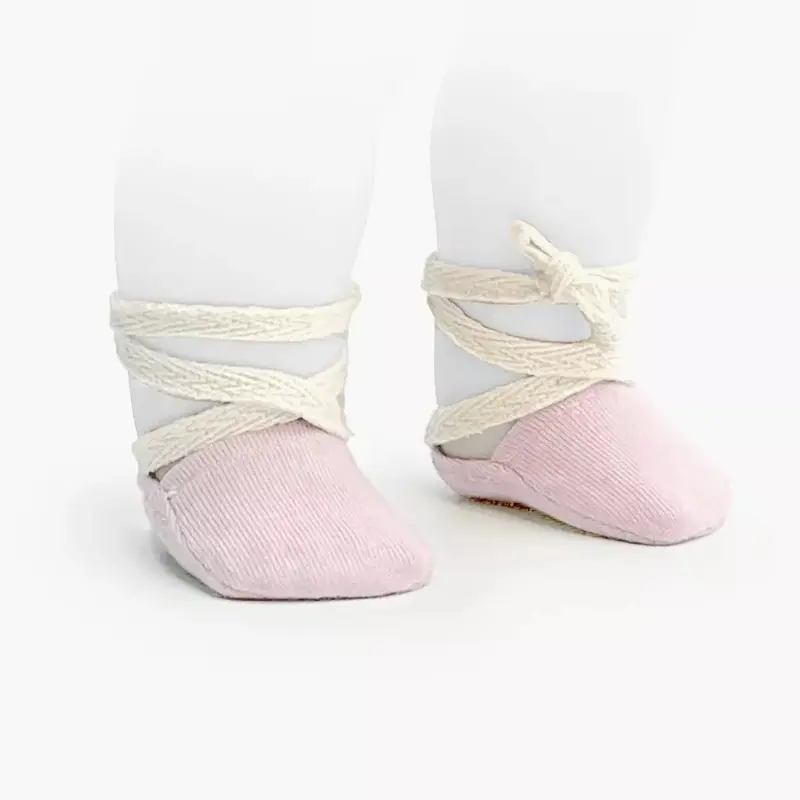 Chaussons de danse à lacets pour Poupée Gordis - Rose pâle - Minikane