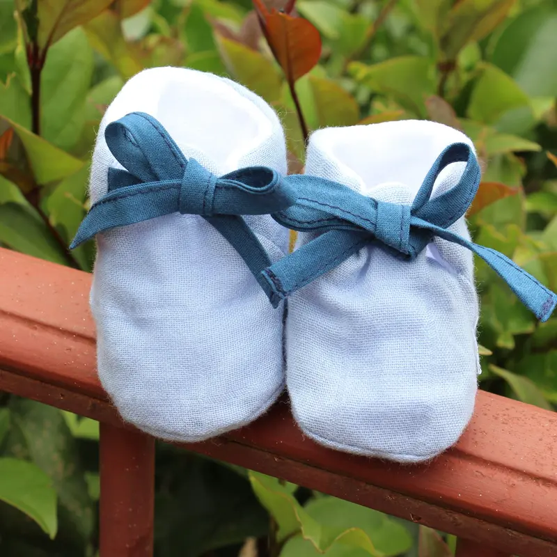 Chaussons naissance Bleu