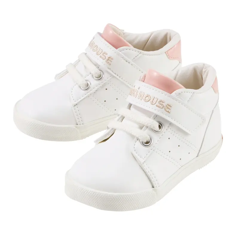 CHAUSSURES BLANCHES ET ROSES MIKI HOUSE