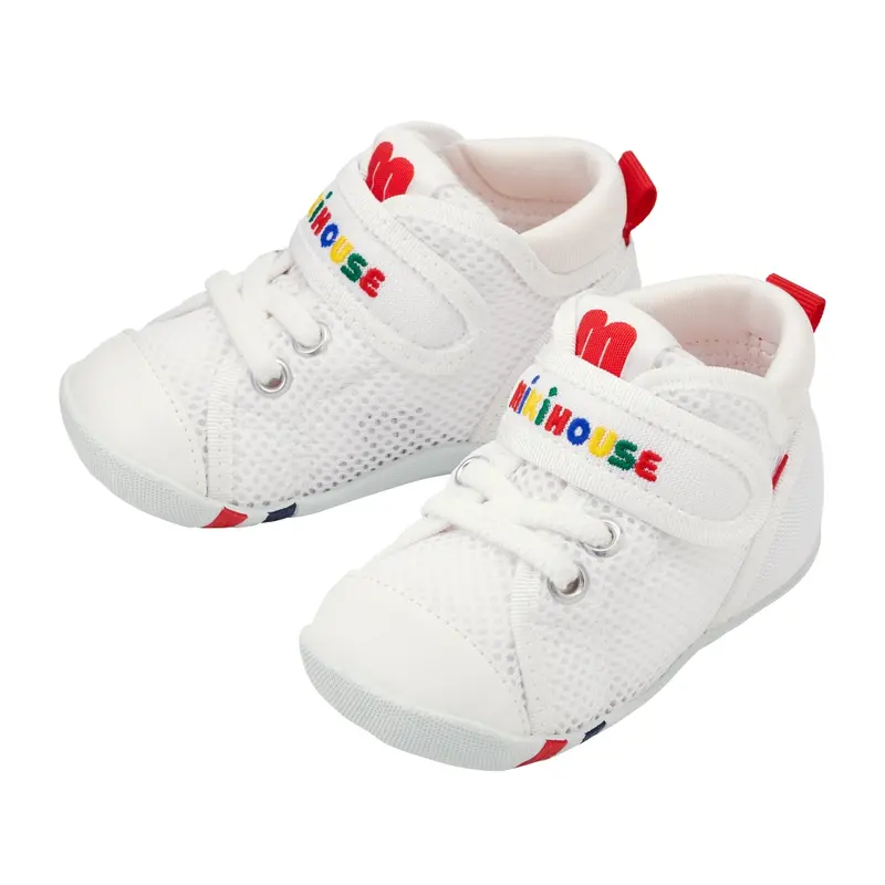 CHAUSSURES D'ÉTÉ BLANCHES MIKI HOUSE