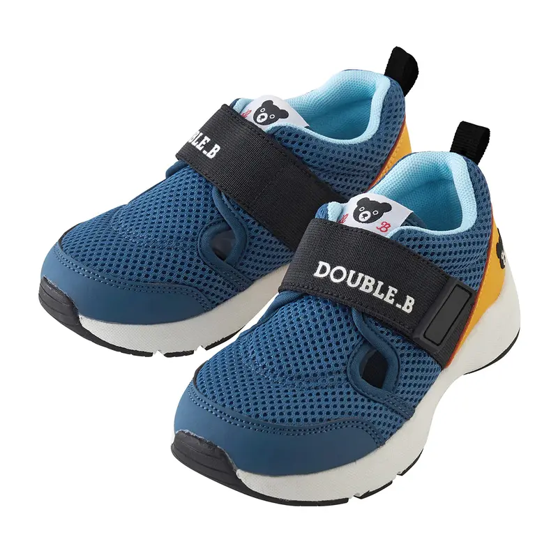 CHAUSSURES SEMI-OUVERTES DOUBLE B BLEUES ET JAUNES