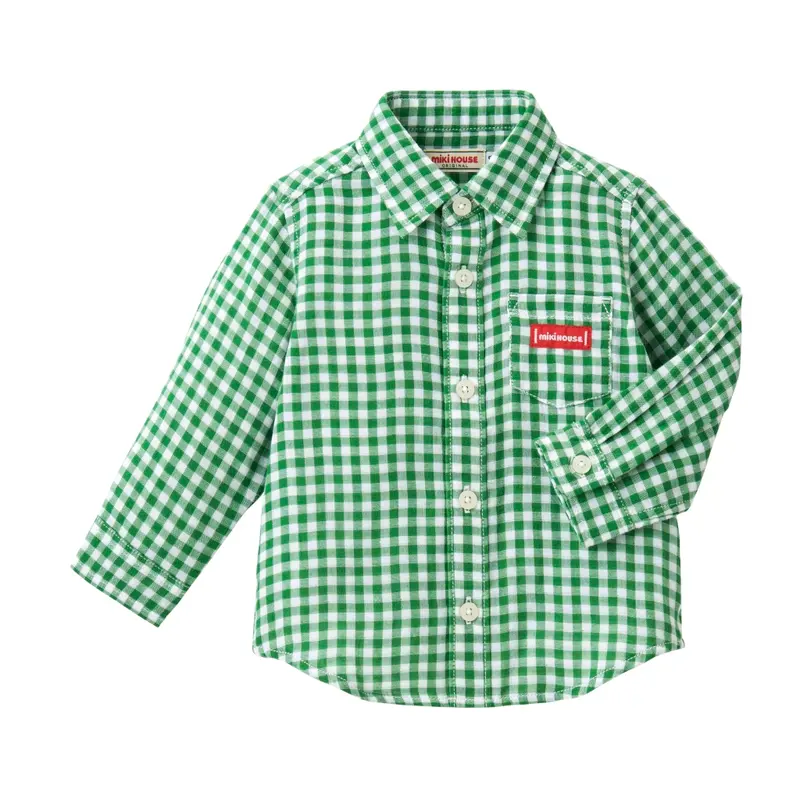 CHEMISE À CARREAUX VERT