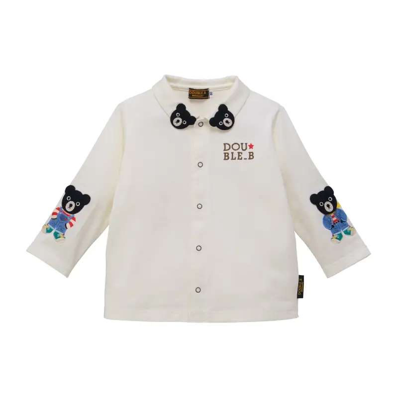 CHEMISE BLANCHE BRODÉE DOUBLE B