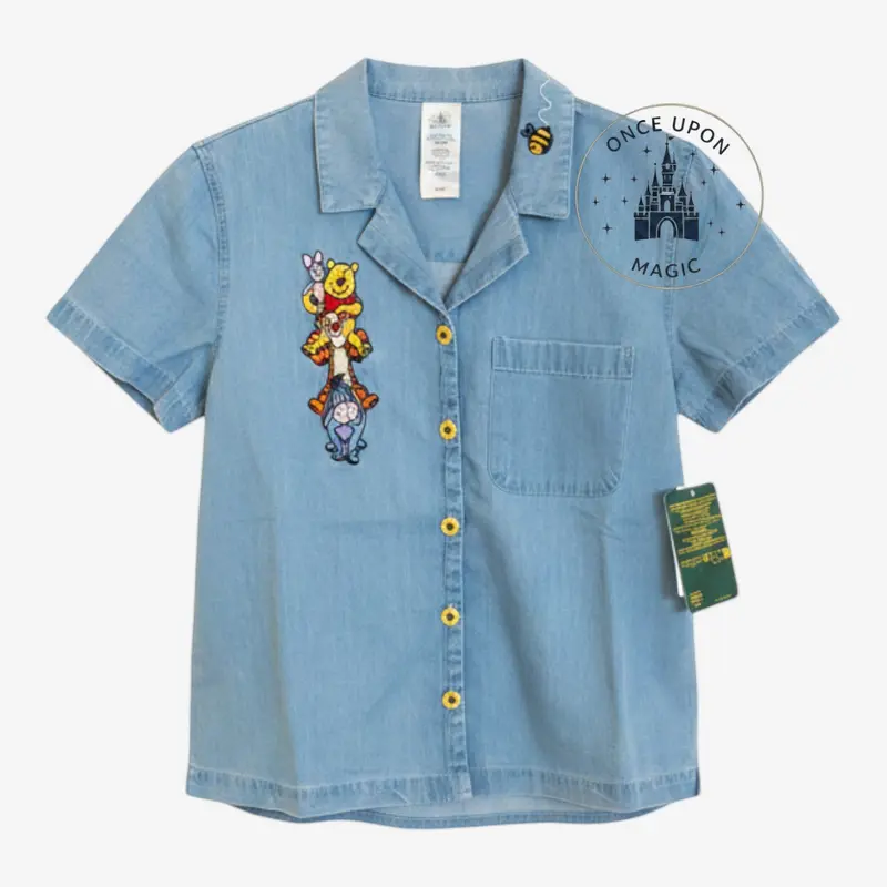 Chemise manches courtes Winnie et ses Amis – Disneyland Paris | Disney Style