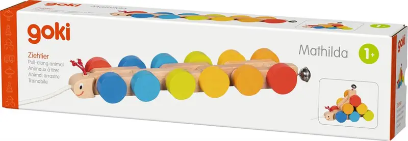 Chenille multicolore à tirer