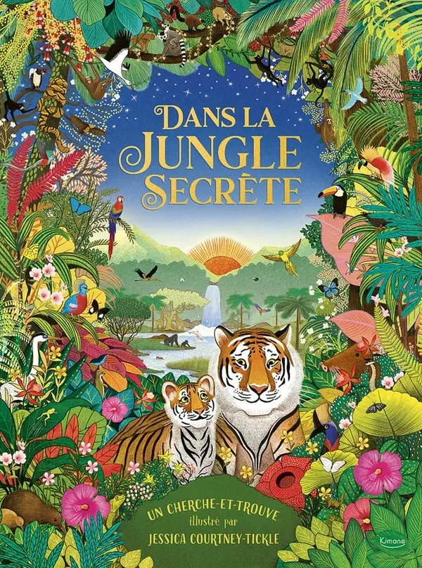 Cherche et trouve - Dans la Jungle Secrète 🐒🌿- Livre