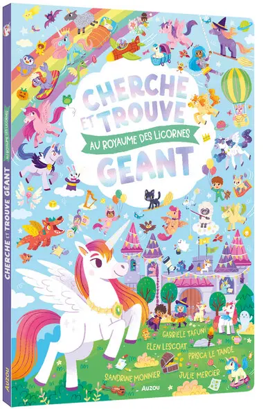 Cherche et Trouve Géant – Au Royaume des Licornes – Livre