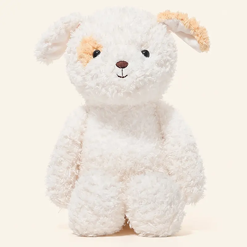 Chien Peluche Blanc Race