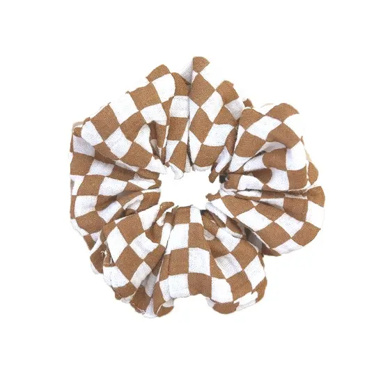 Chouchou Gaze de coton - Damier - Atelier Wagram