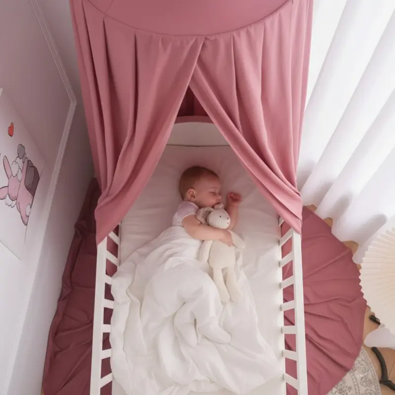 CIEL DE LIT BEBE | Vieux Rose
