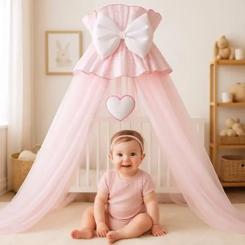 Ciel de lit pour fille | Papillon de Nuit
