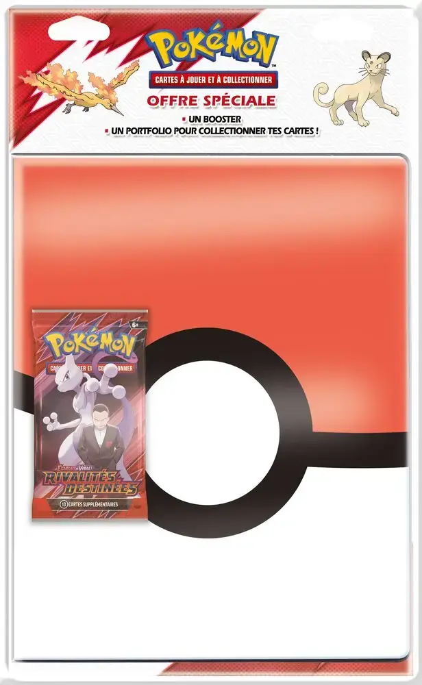 Classeur Pokémon et booster - Rivalités Destinées - Écarlate et Violet EV10