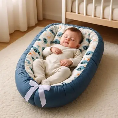 Cocon bébé | CozyCocoon™-Voitures Bleues
