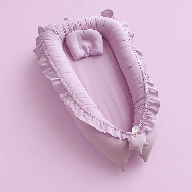 COCON REDUCTEUR DE LIT BEBE LILAS