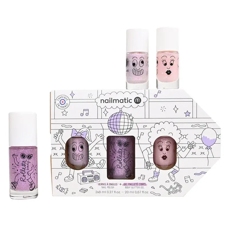 COFFRET BUS PARTY 2 VERNIS + 1 BODY ROLLETTE - Nailmatic