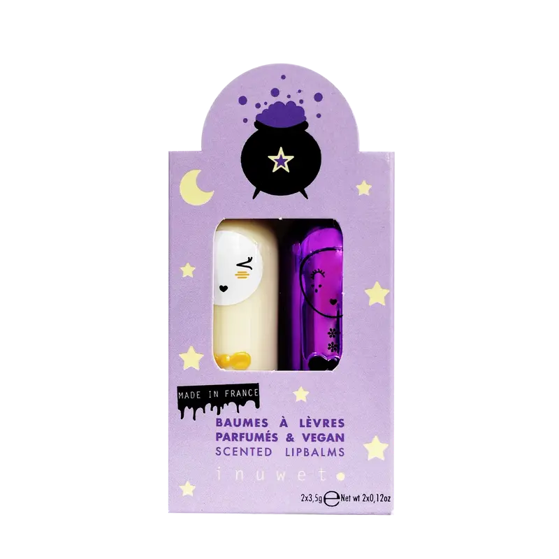 Coffret duo baume à lèvres édition halloween bouh - inuwet