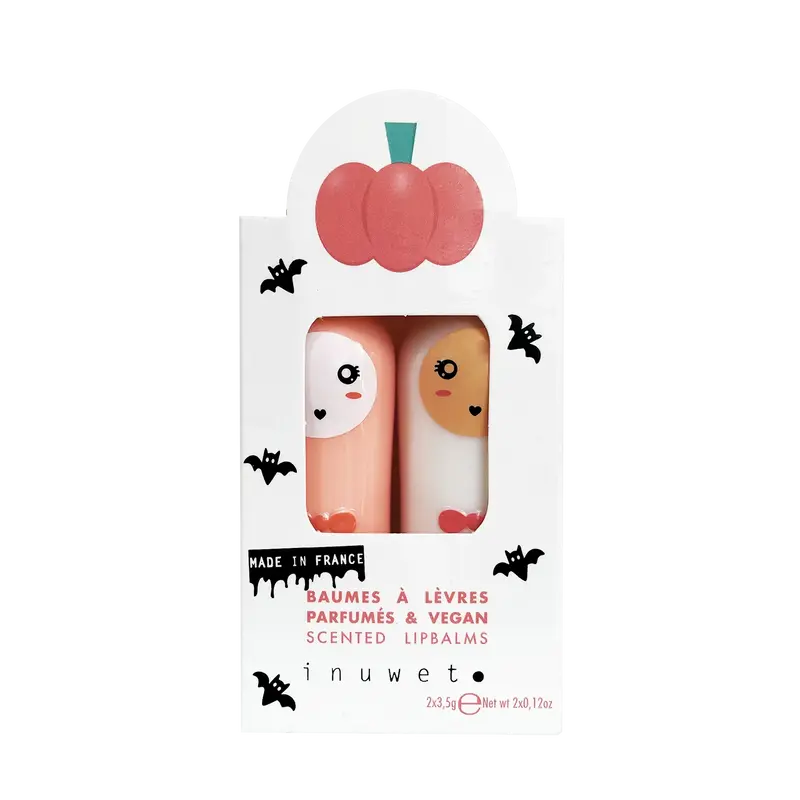 Coffret duo baume à lèvres édition halloween pumpkin - inuwet