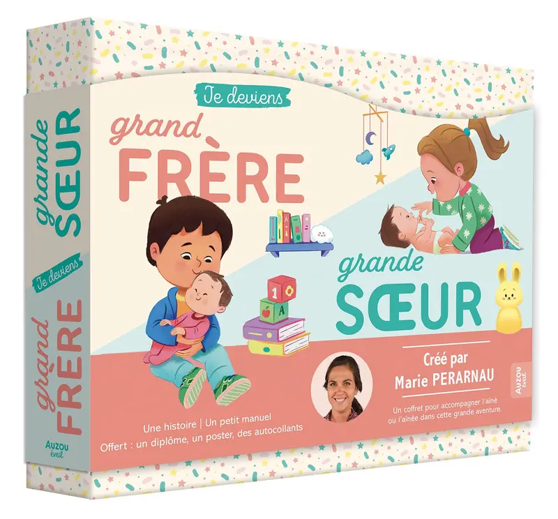 Coffret Je deviens grand frère / grande sœur - Marie Perarnau