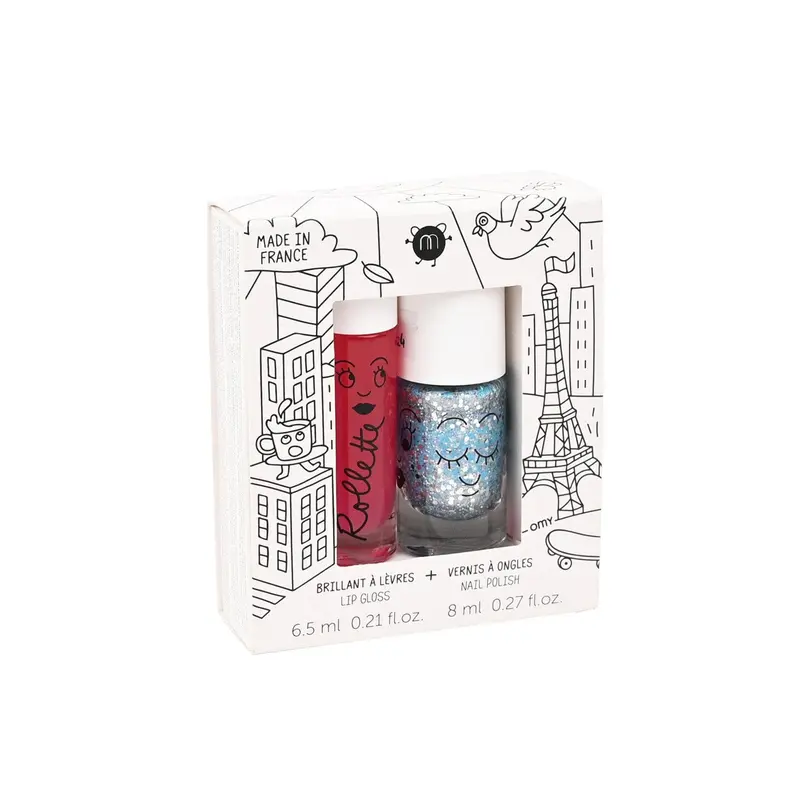 Coffret Maquillage Magique Vernis et Brillant à lèvres - Nailmatic