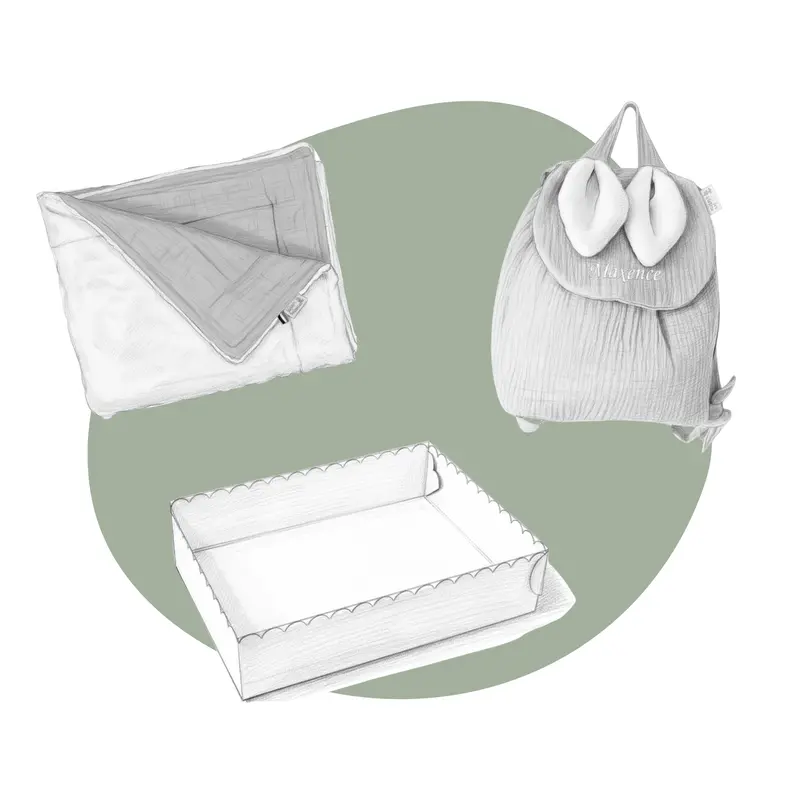 Coffret Must Have kaki - Idéal rentrée maternelle