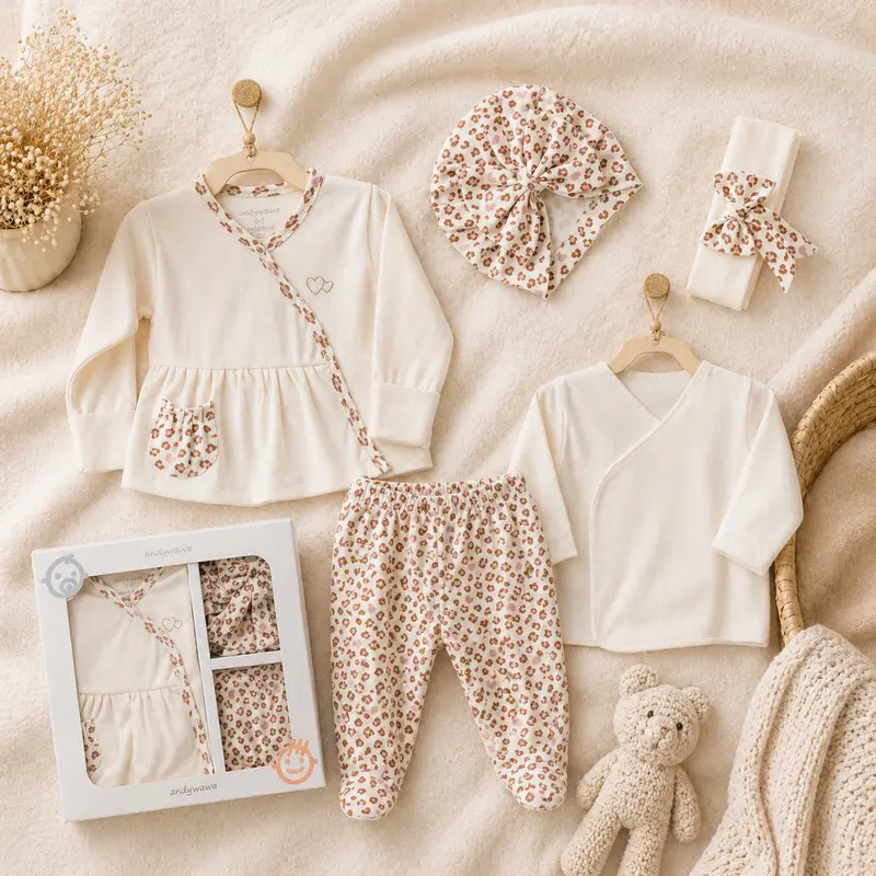 Coffret Naissance 5 pcs – Petit Leopard
