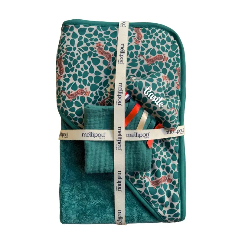 Coffret naissance cape/ doudou - Mika