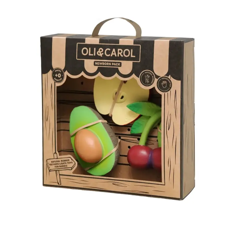 Coffret naissance Fresh Bite Oli&Carol – 3 jouets de dentition