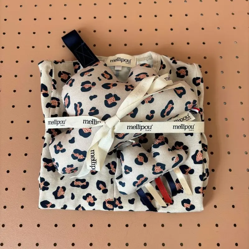 Coffret naissance pyjama léopard - Baker