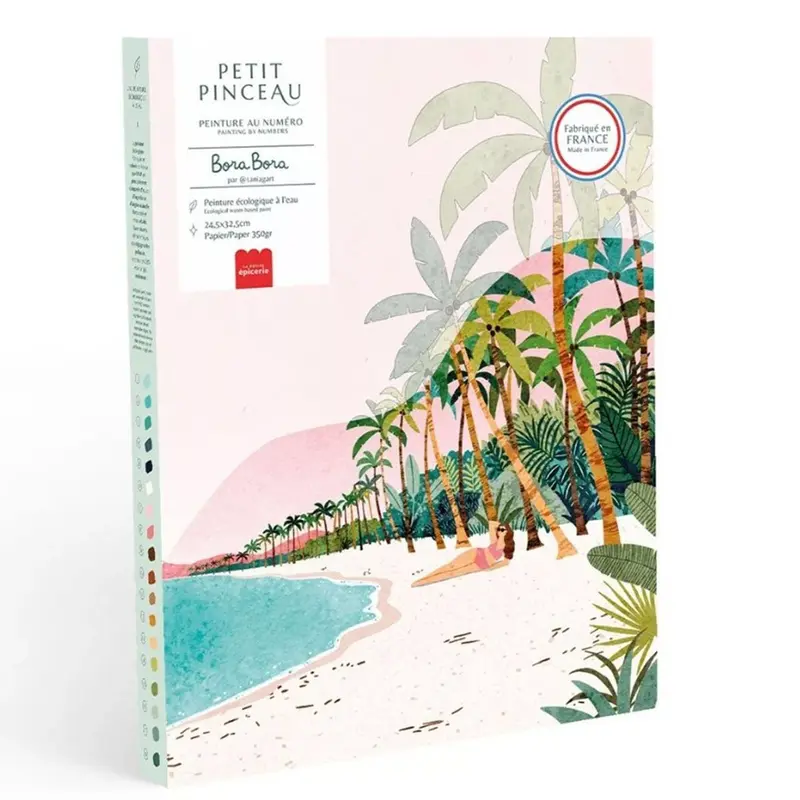 Coffret peinture au numéro - Bora Bora - La petite épicerie