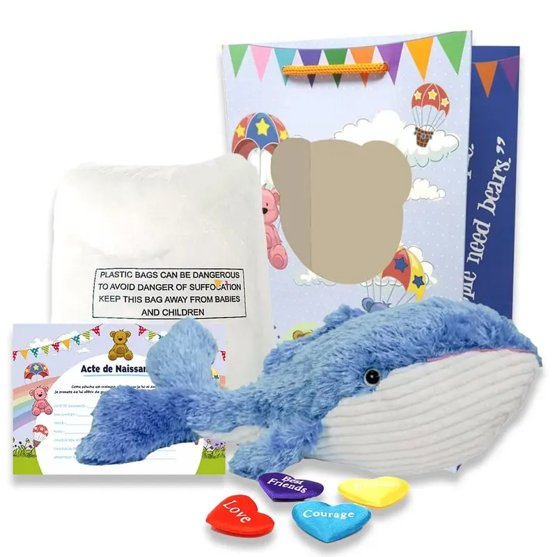Coffret Peluche à Créer - Baleine Bleue