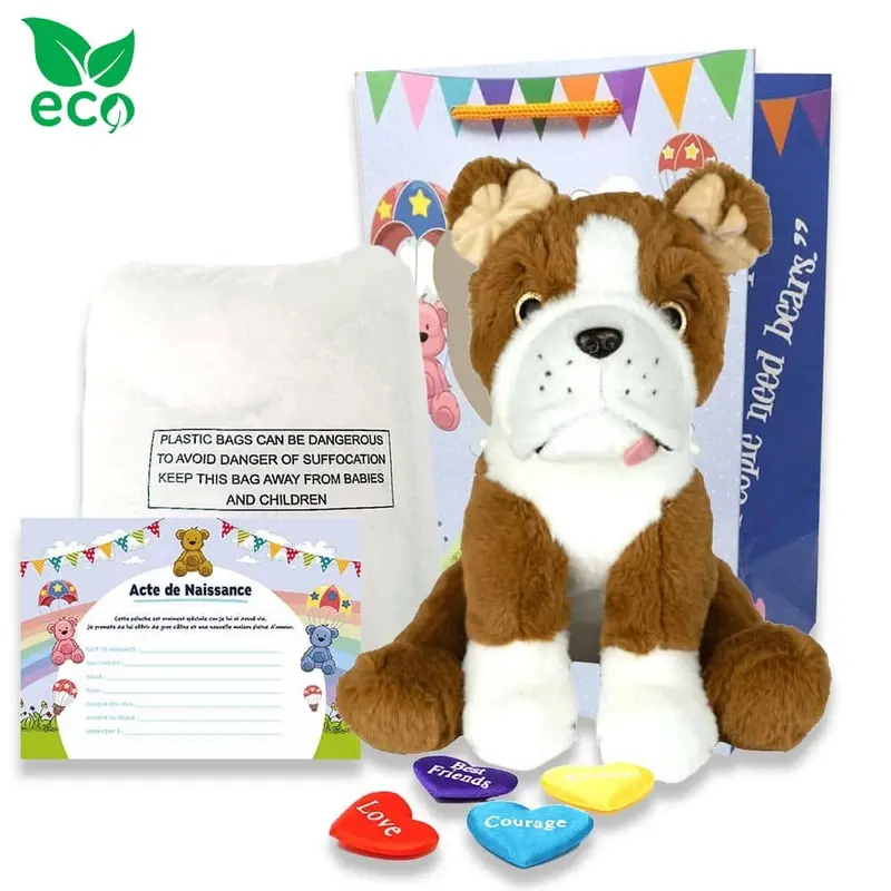 Coffret Peluche à Créer - Bulldog ECO