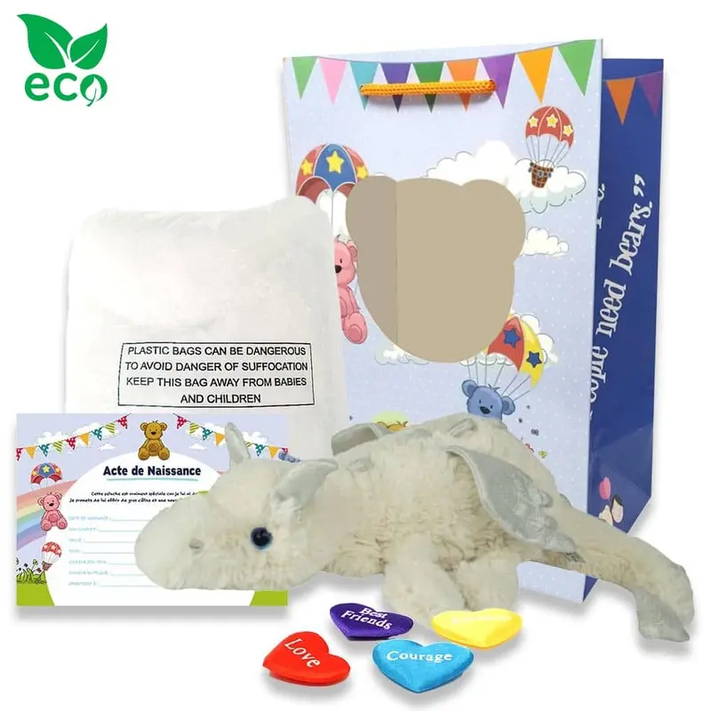 Coffret Peluche à Créer - Dragon des Glaces ECO