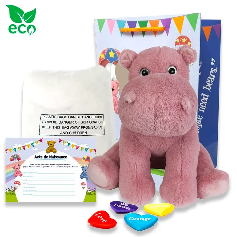 Coffret Peluche à Créer - Hippopotame ECO