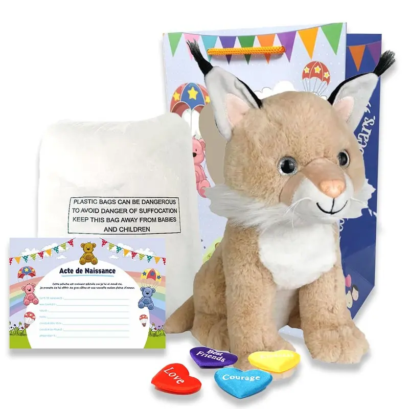 Coffret Peluche à Créer - Lynx Boréal