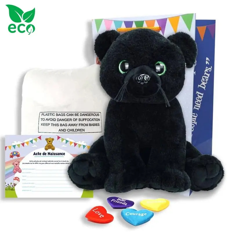 Coffret Peluche à Créer - Panthère Noire ECO