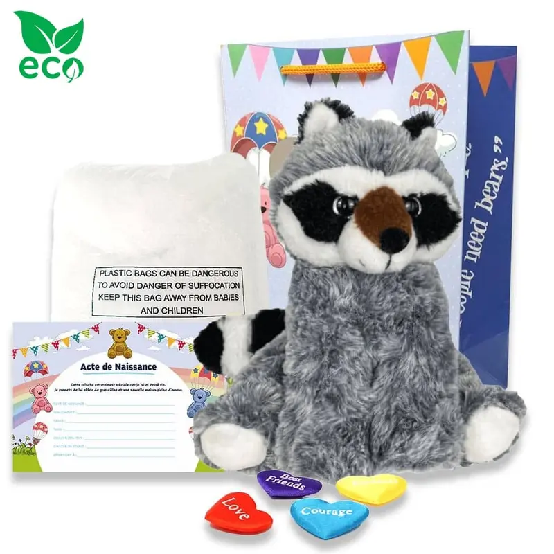 Coffret Peluche à Créer - Raton Laveur ECO