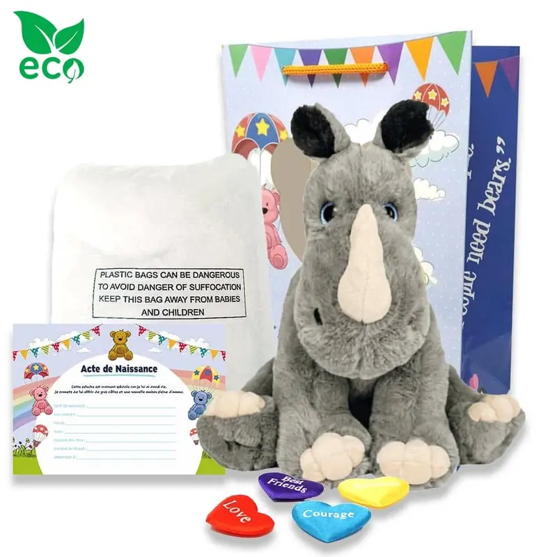 Coffret Peluche à Créer - Rhinocéros ECO