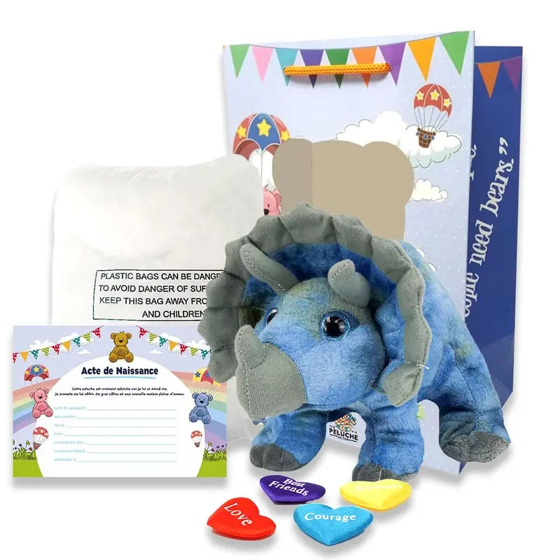 Coffret Peluche à Créer - Tricératops