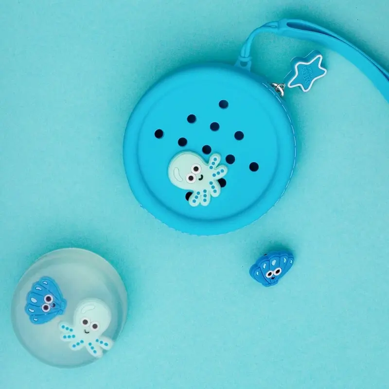 Coffret Savon transparent artisanal surprise et pochette - Bleu Océan - Ludi Soap x Petikids