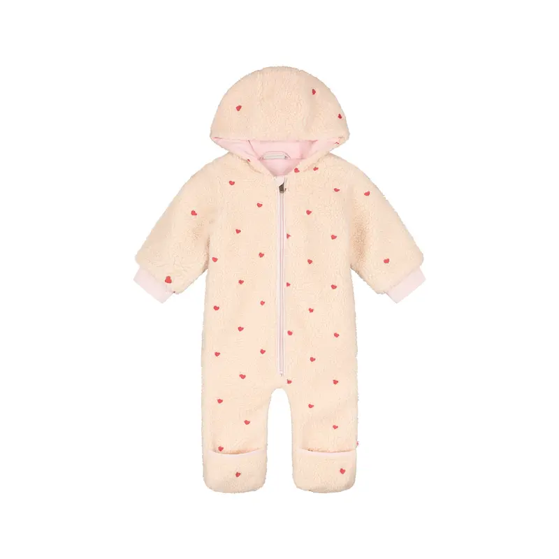 Combinaison bébé fille teddy rose clair – Babyface