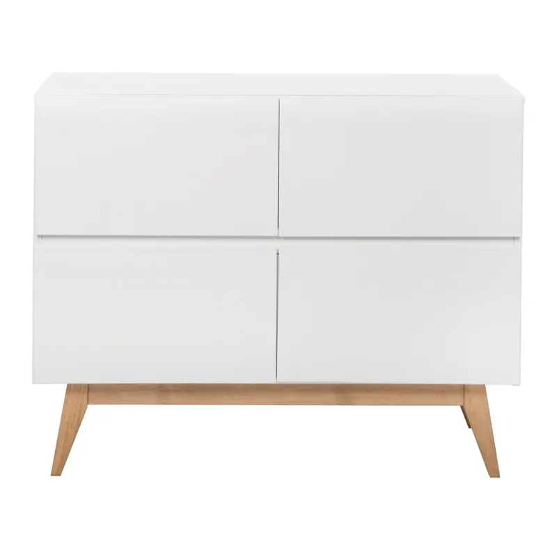 Commode Trendy 4 Tiroirs - Blanc