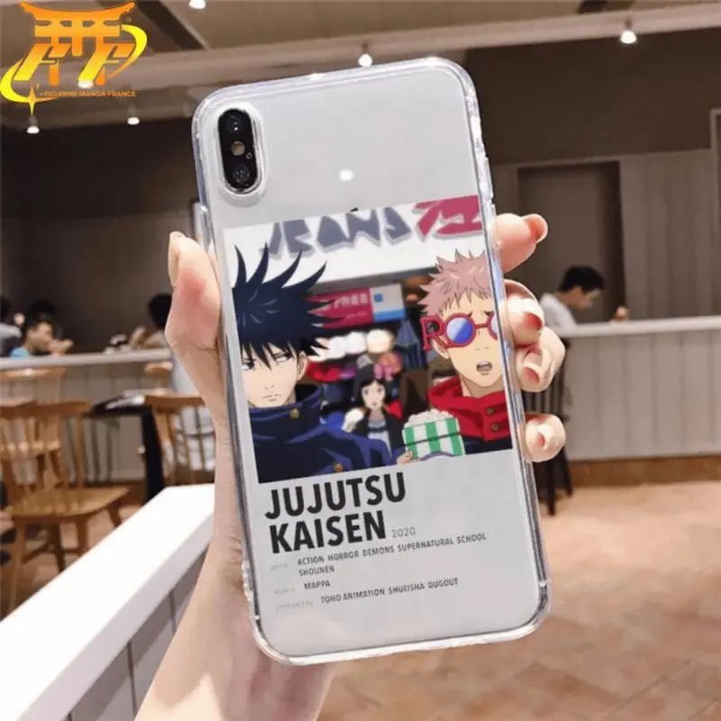 Coque iPhone Yuji Itadori et Megumi Fushiguro - Jujutsu Kaisen