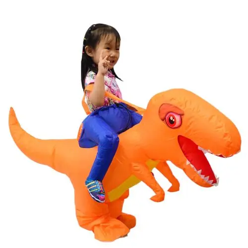 Costume Dinosaure <br> Cavalier tyrannosaure Enfant