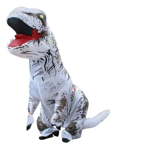 Costume Dinosaure <br> T-Rex Blanc